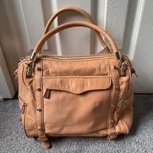 Rebecca Minkoff Soft Peach Cupid Leather Handbag